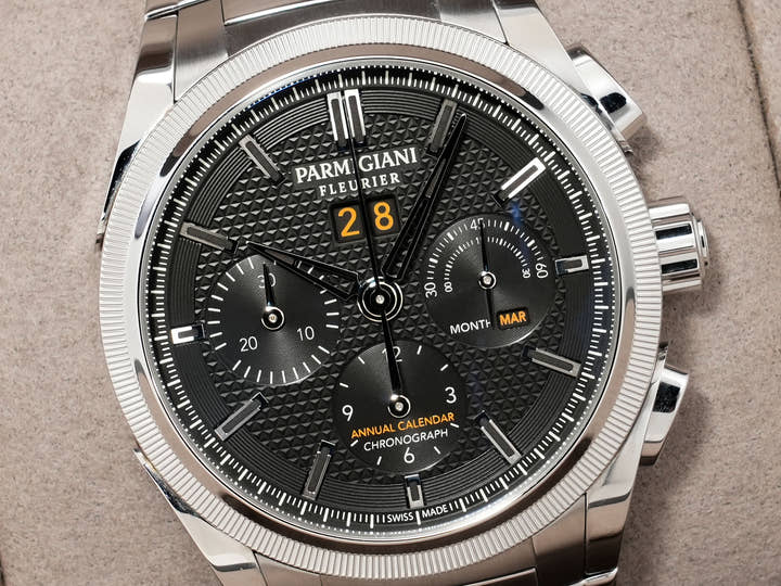 Parmigiani Fleurier Tonda GT Chronograph Ref. PFC906-0000210-B00182 Stainless Steel Black Dial Used jra8rv6n
