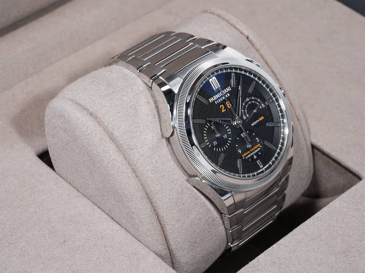 Parmigiani Fleurier Tonda GT Chronograph Ref. PFC906-0000210-B00182 Stainless Steel Black Dial Used jra8rv6n