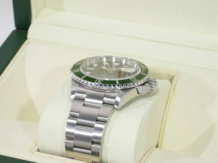 ロレックス サブマリーナー デイト Ref.16610LV ステンレススチール ブラック文字盤 美品 qw75cmr8