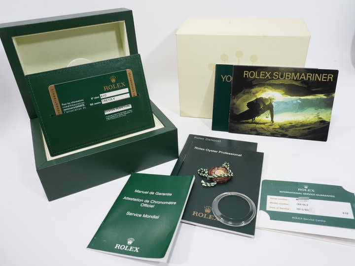 ロレックス サブマリーナー デイト Ref.16610LV ステンレススチール ブラック文字盤 美品 qw75cmr8