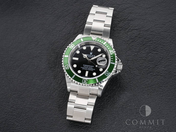 ロレックス サブマリーナー デイト Ref.16610LV ステンレススチール ブラック文字盤 美品 qw75cmr8