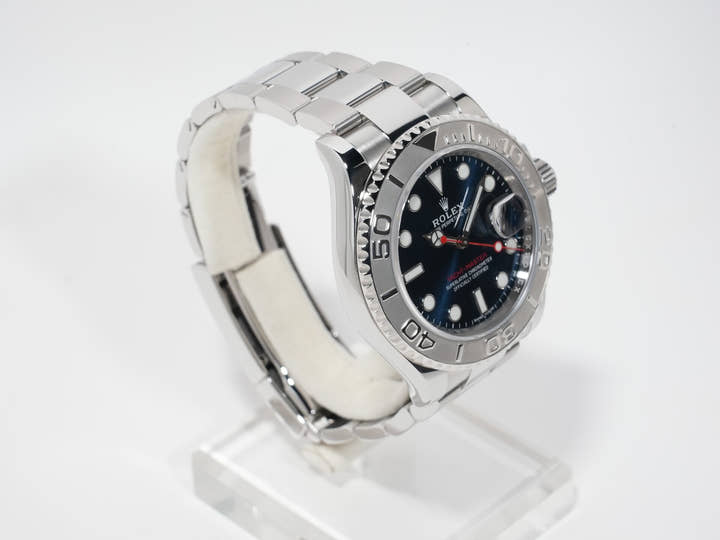 Rolex Yacht-Master 40 Ref. 116622 Stainless Steel/Platinum Blue Dial Used - Excellent Condition hdam735g