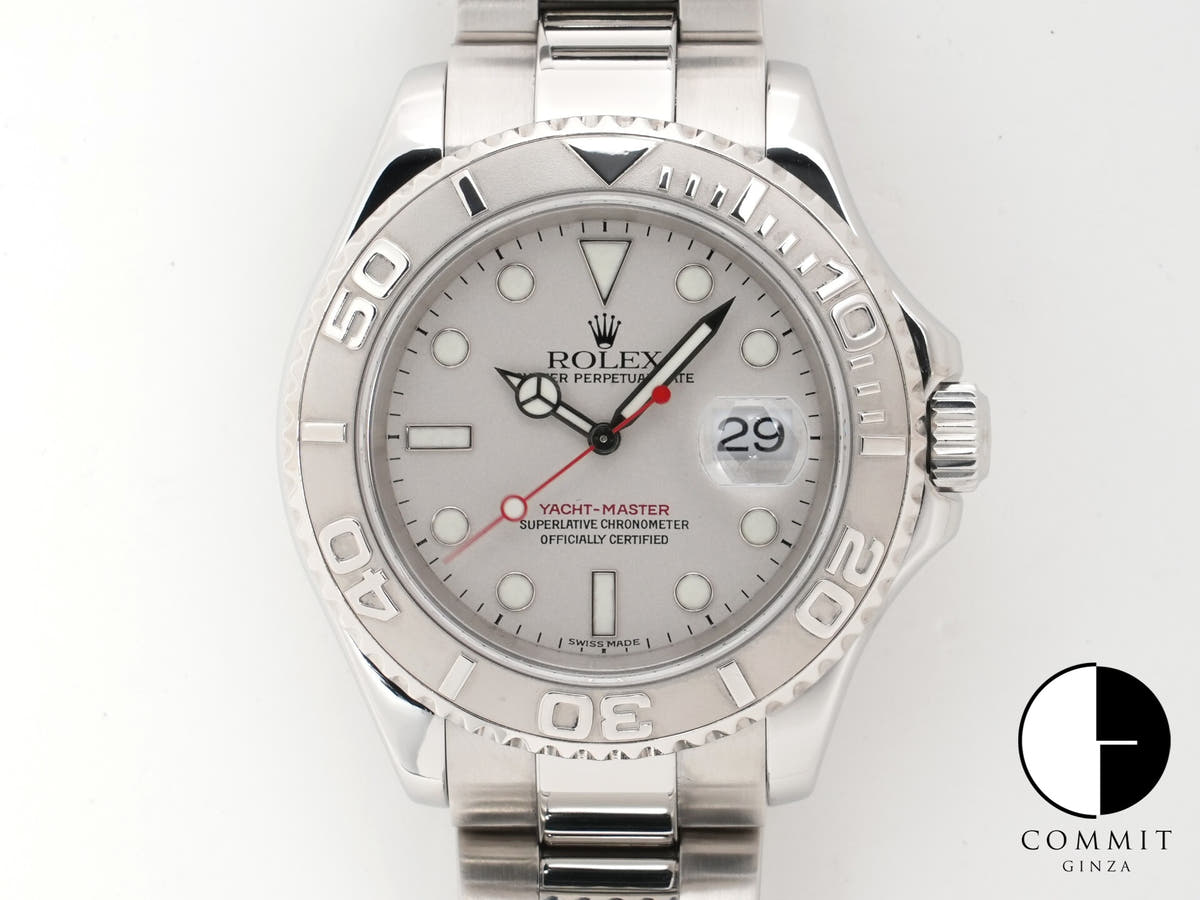 Rolex Yacht-Master 40 Ref. 16622 Stainless Steel/Platinum Rolesium Dial Excellent Used 6mwwhemk