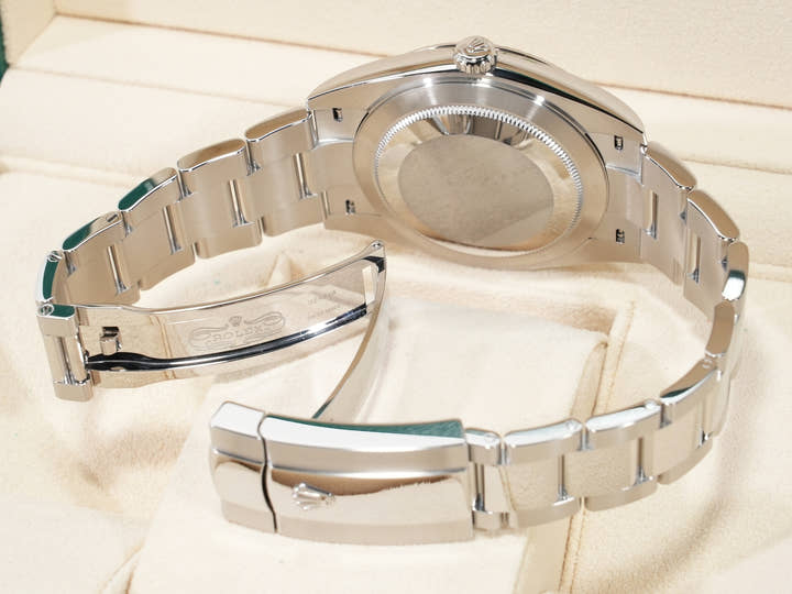 ROLEX Datejust 41 Ref.126334 Stainless Steel/White Gold Slate Dial Oyster Bracelet Excellent Used 6yfsnwvu