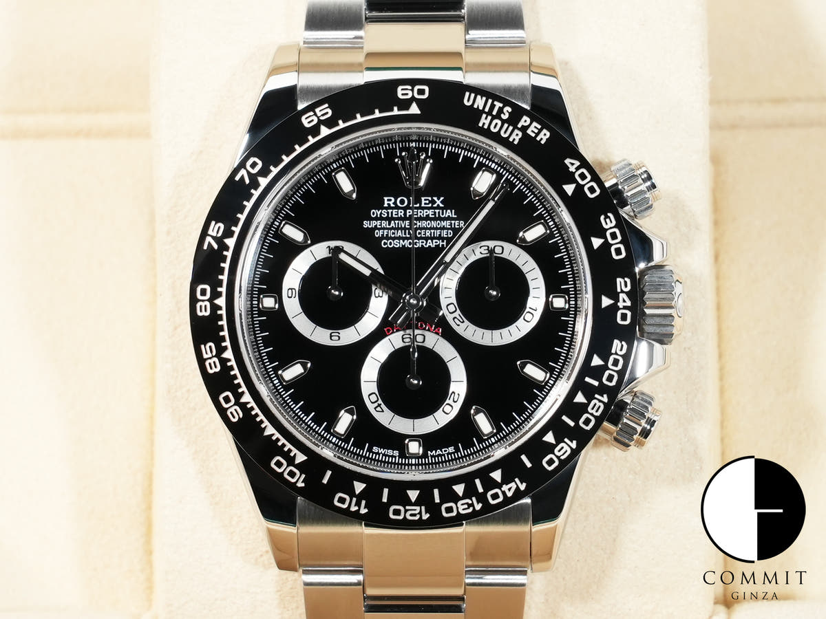 ロレックス デイトナ Ref.116500LN ステンレススチール ブラック文字盤 美中古 ybmwiob6
