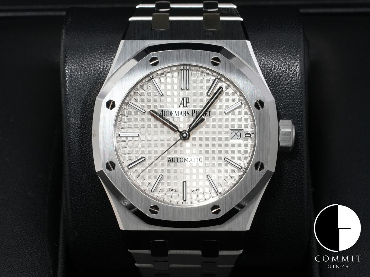 Audemars Piguet Royal Oak Ref.15450ST.OO.1256ST.01 Stainless Steel Silver Dial Pre-owned rx75egmf