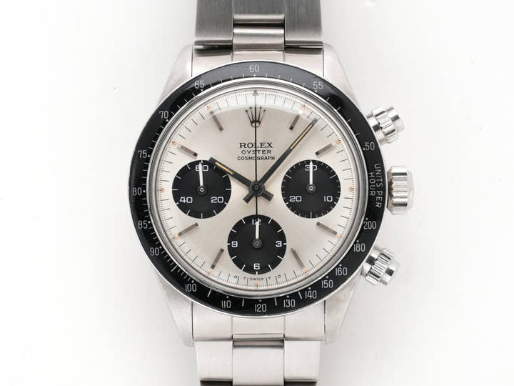 Rolex Daytona Ref. 6263 Stainless Steel Silver Dial Used sgsviqv7