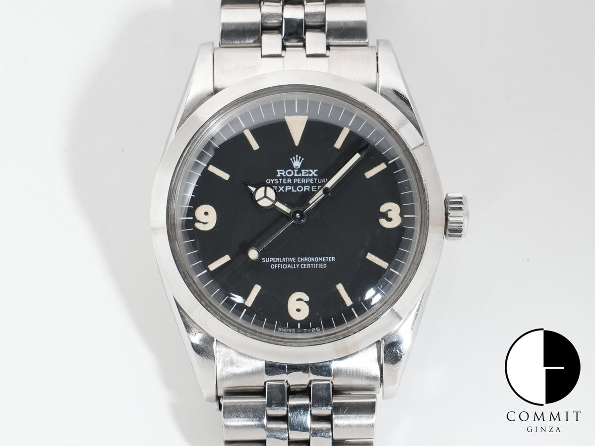 Rolex Explorer I Ref. 1016 Stainless Steel Black Dial Used 6djdqb4p