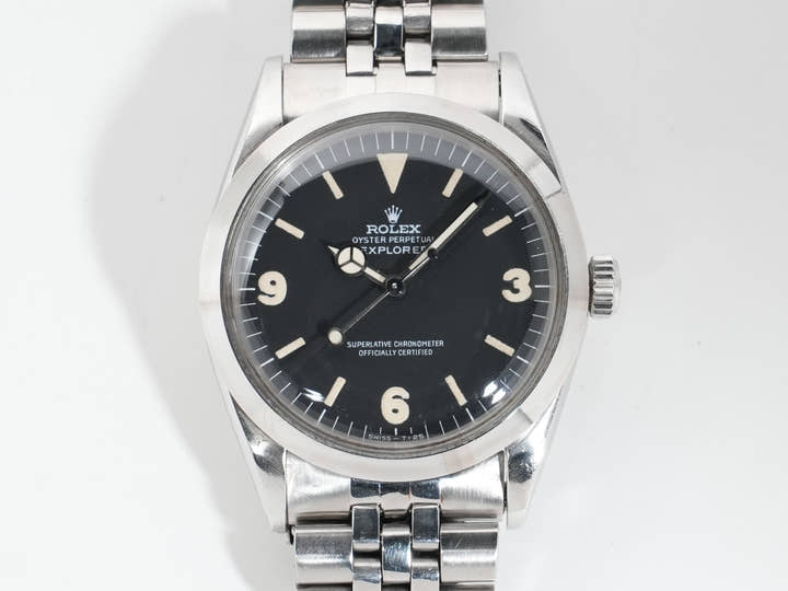 Rolex Explorer I Ref. 1016 Stainless Steel Black Dial Used 6djdqb4p