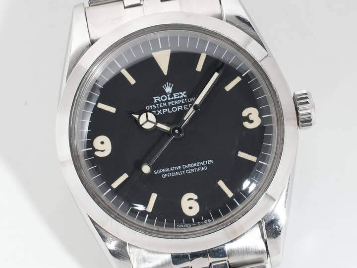 Rolex Explorer I Ref. 1016 Stainless Steel Black Dial Used 6djdqb4p
