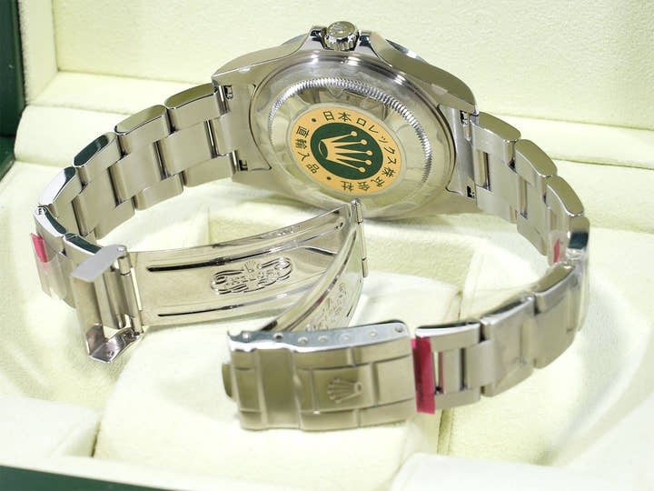 Rolex Explorer II Ref. 16570 Stainless Steel Black Dial Oyster Bracelet Dead Stock ofzbh68s