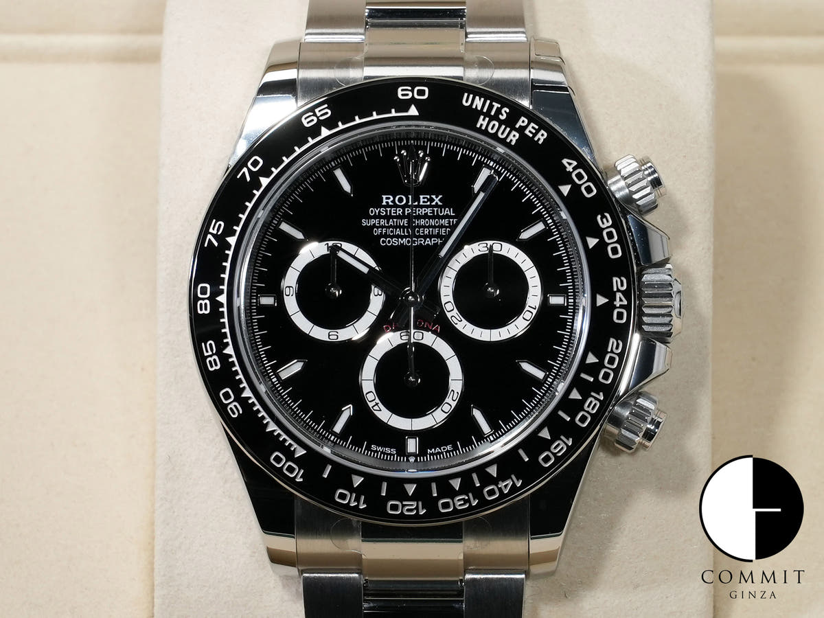 ロレックス デイトナ Ref.126500LN ステンレススチール ブラック文字盤 未使用 n9qjq2g7