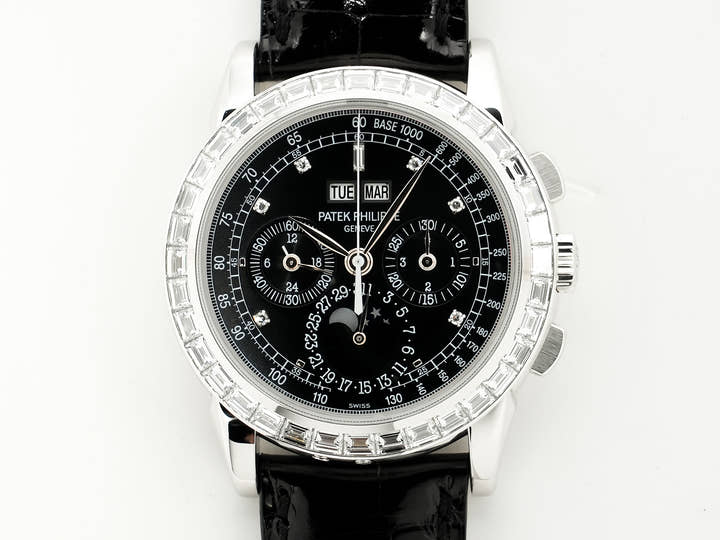 パテックフィリップ パーペチュアルカレンダー クロノグラフ Ref.5971P-001 プラチナ ブラック文字盤 極美品 tu2tshbw