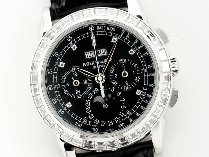 パテックフィリップ パーペチュアルカレンダー クロノグラフ Ref.5971P-001 プラチナ ブラック文字盤 極美品 tu2tshbw