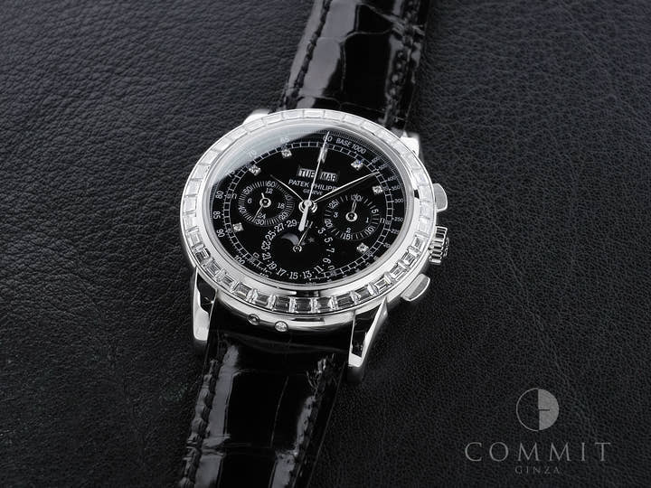 パテックフィリップ パーペチュアルカレンダー クロノグラフ Ref.5971P-001 プラチナ ブラック文字盤 極美品 tu2tshbw