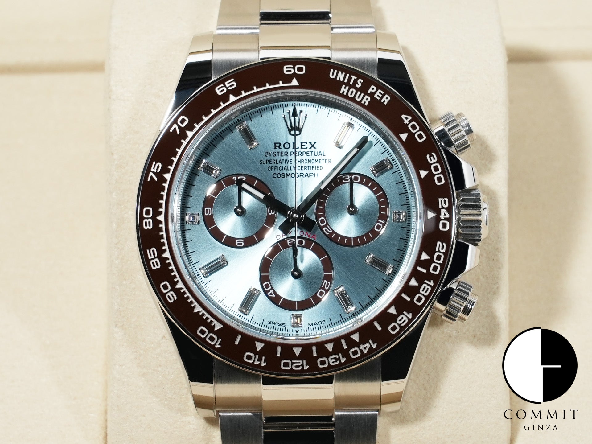 ロレックス デイトナ Ref.126506A プラチナ アイスブルーx11Pダイヤ文字盤 未使用 oakgecrw