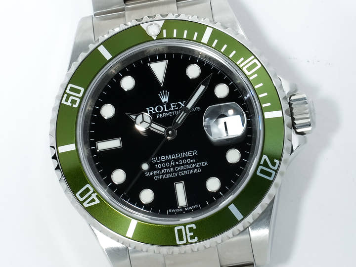 Rolex Submariner Date Ref. 16610LV Stainless Steel Black Dial Excellent Condition b3ukx4hn