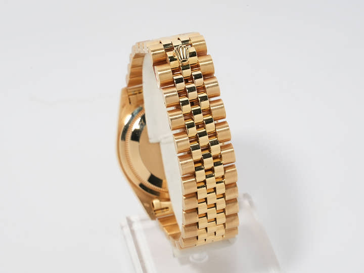 Rolex Datejust Ref. 16238 2BR Yellow Gold Lapis Lazuli x 2P Diamond Dial Excellent Used Condition w8n7uj64