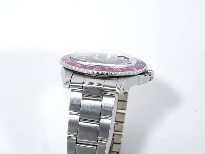 Rolex GMT-Master Ref. 1675 Stainless Steel Black Dial Oyster Bracelet Used 268xmopw