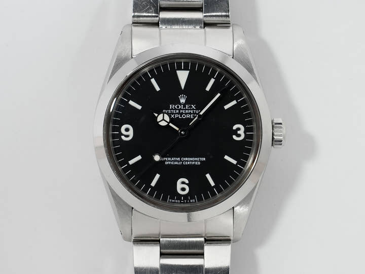 ロレックス エクスプローラーI Ref.1016 ステンレススチール ブラック文字盤 中古 462xri45