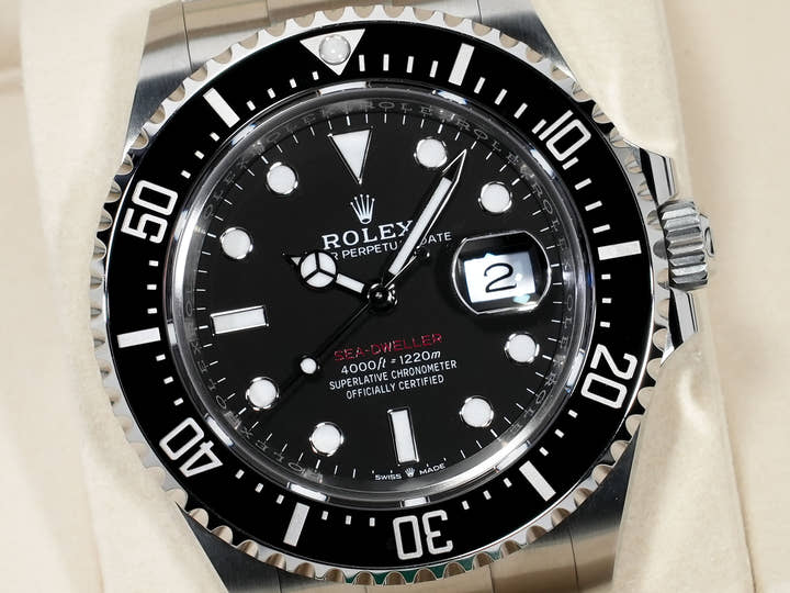 ロレックス シードゥエラー Ref.126600 ステンレススチール ブラック文字盤 美品 f4tqmo6y