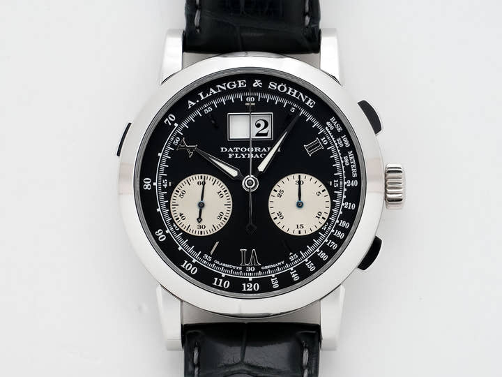 A. Lange & Söhne Datograph Ref. 403.035 Platinum Black Dial Used awx959cx