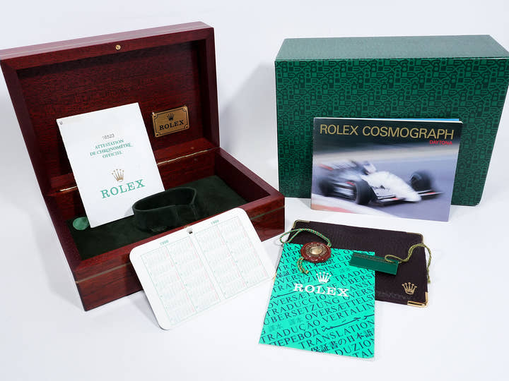 ROLEX Daytona El Primero Ref. 16523 Stainless Steel/Yellow Gold White Dial Used o2u9jraq