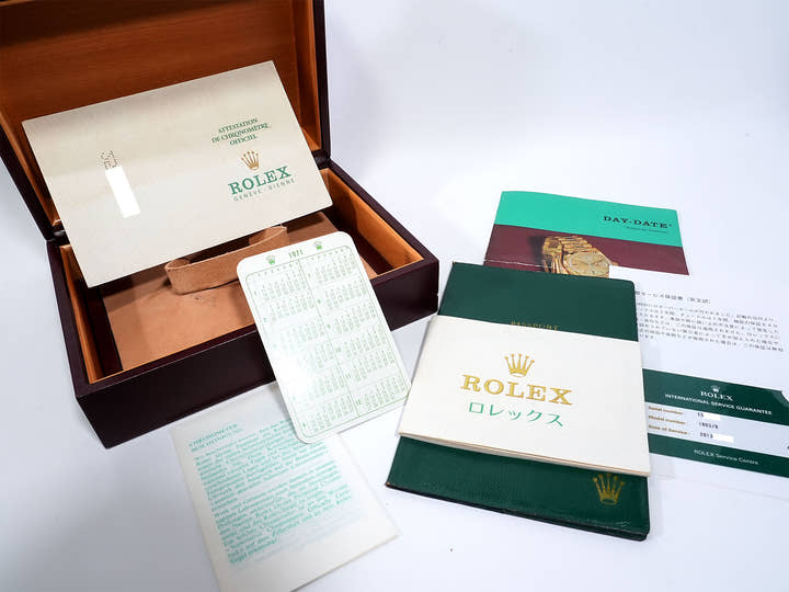 Rolex Day-Date Ref.1803/8 Yellow Gold Blue Dial Pre-owned afarufku