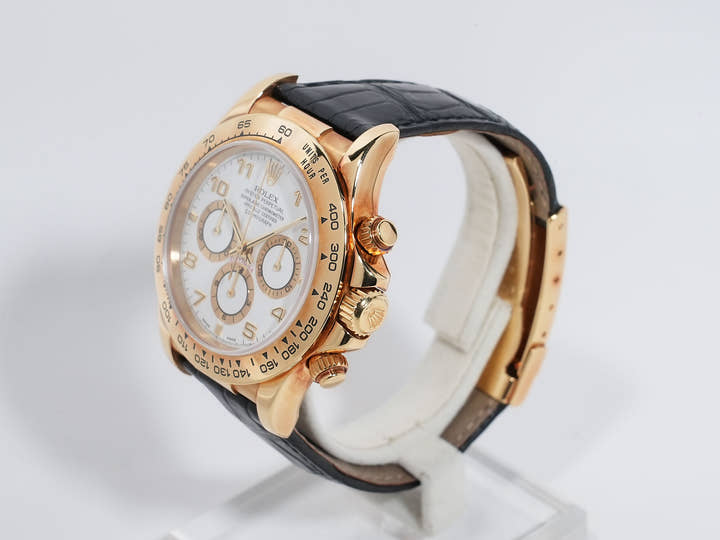 ROLEX Daytona El Primero Ref.16518 Yellow Gold White Dial Used omw5zqtm