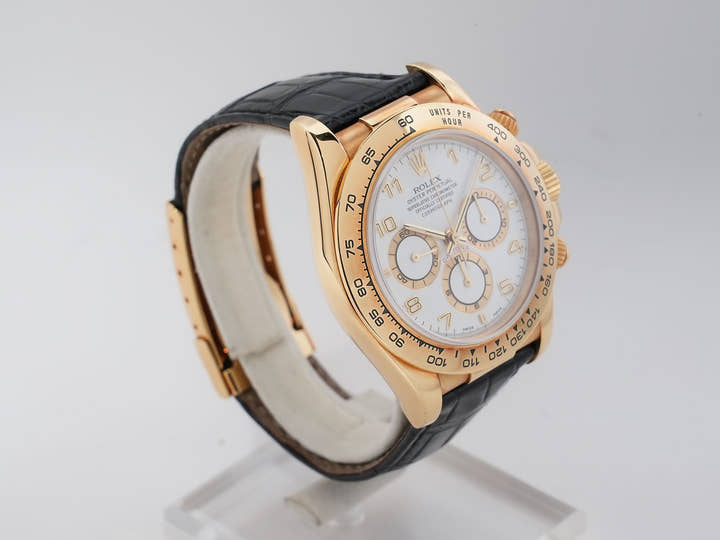 ROLEX Daytona El Primero Ref.16518 Yellow Gold White Dial Used omw5zqtm