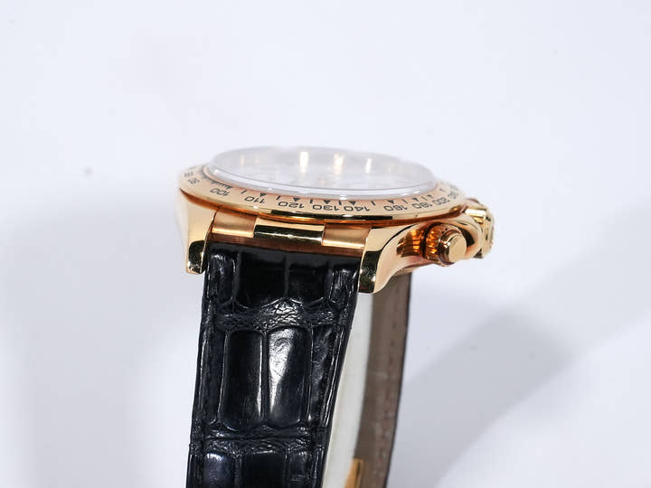ROLEX Daytona El Primero Ref.16518 Yellow Gold White Dial Used omw5zqtm
