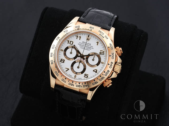 ROLEX Daytona El Primero Ref.16518 Yellow Gold White Dial Used omw5zqtm