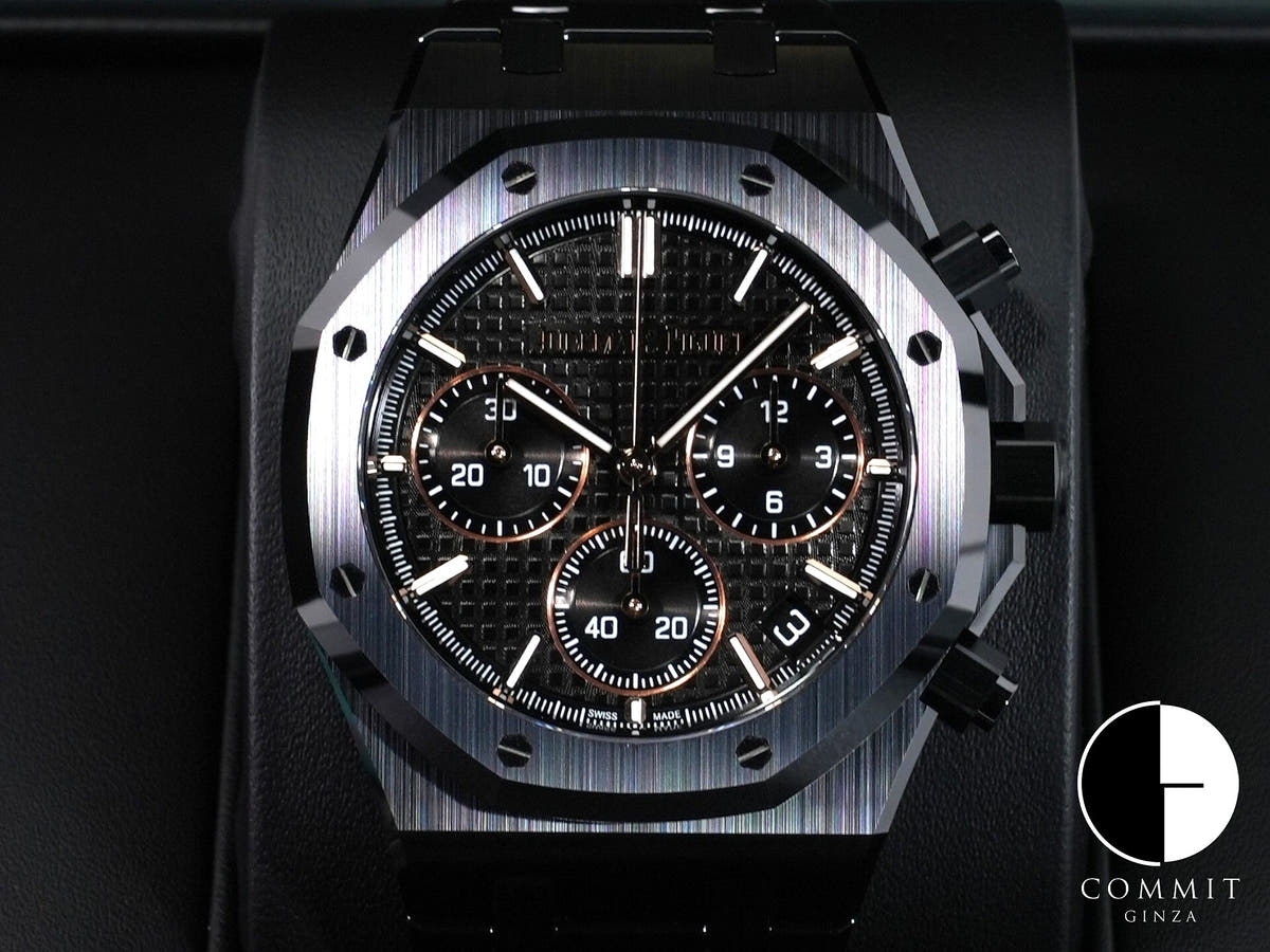 オーデマピゲ ロイヤルオーク クロノグラフ Ref.26240CE.OO.1225CE.02 ブラックセラミック ブラック文字盤 未使用 k3d4vsv4