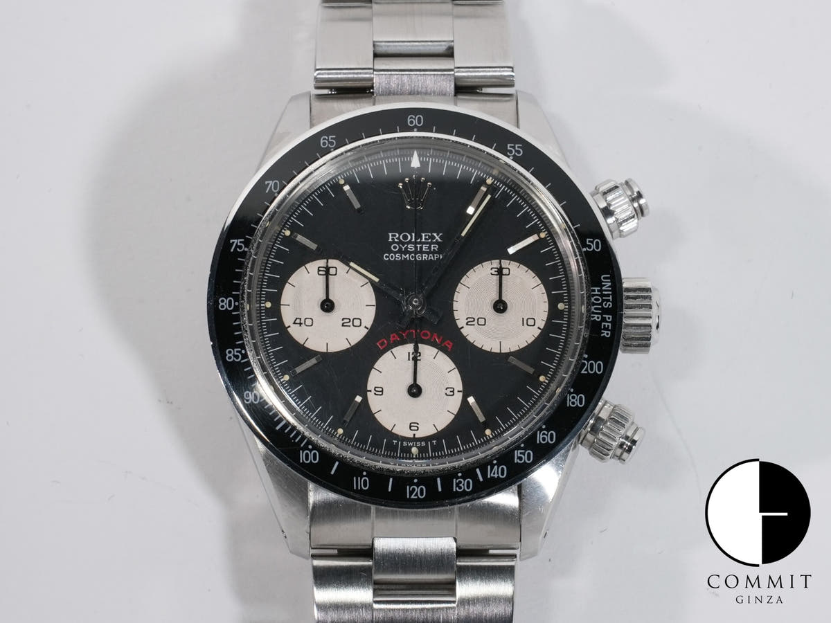 Rolex Daytona Ref. 6265 Stainless Steel Black Dial Used w9h3nky9