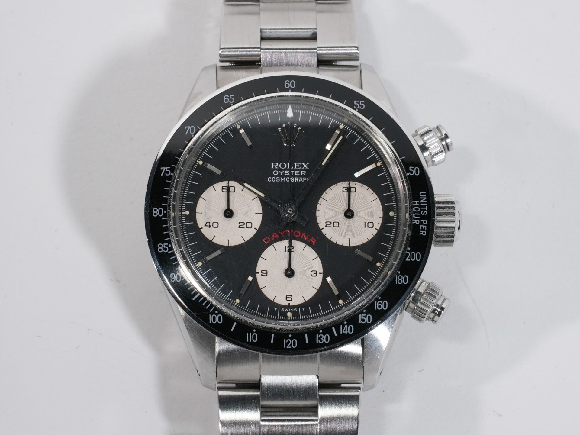 ロレックス デイトナ Ref.6265 ステンレススチール ブラック文字盤 中古 w9h3nky9