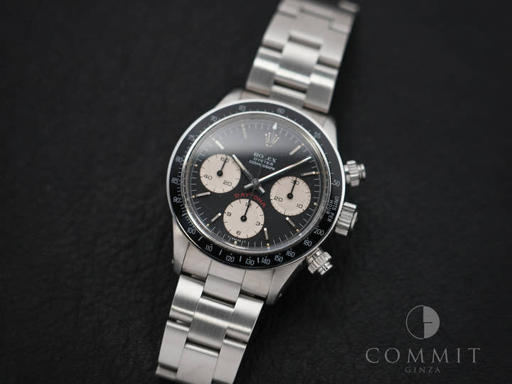 Rolex Daytona Ref. 6265 Stainless Steel Black Dial Used w9h3nky9