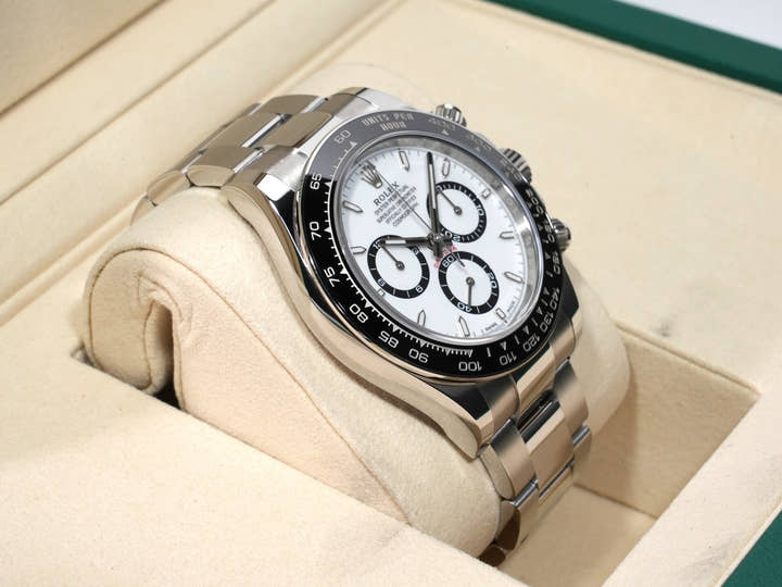 Rolex Daytona Ref. 126500LN Stainless Steel White Dial Excellent Used x9ke64an