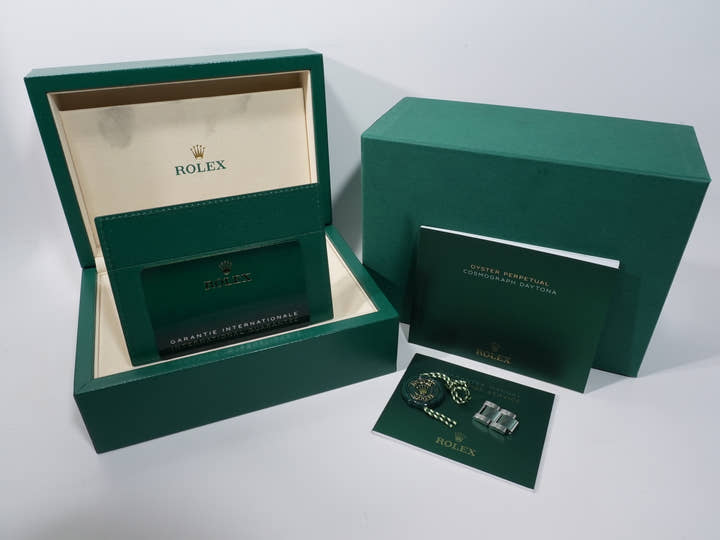 Rolex Daytona Ref. 126500LN Stainless Steel White Dial Excellent Used x9ke64an