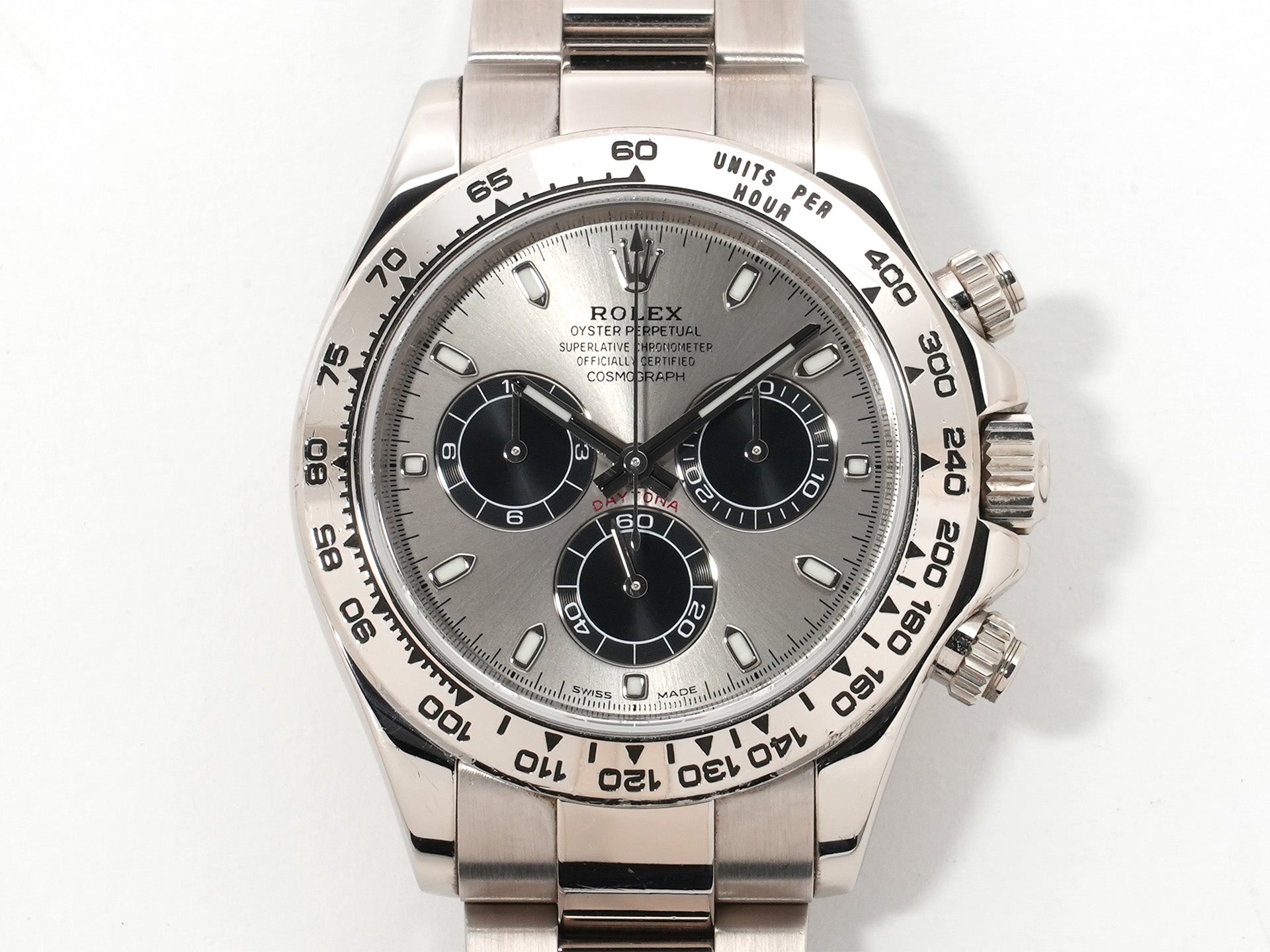 ロレックス デイトナ Ref.116509 ホワイトゴールド スチールxブラック文字盤 中古 noj6pjru