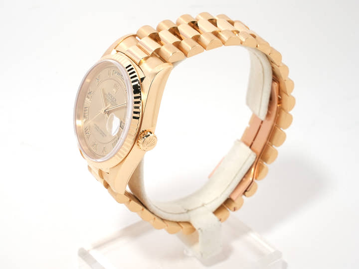 ROLEX Day-Date 36 Ref.18238 Yellow Gold Champagne Gold Dial Used Excellent Condition bjcs7kh5