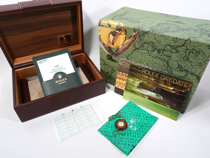 ROLEX Day-Date 36 Ref.18238 Yellow Gold Champagne Gold Dial Used Excellent Condition bjcs7kh5