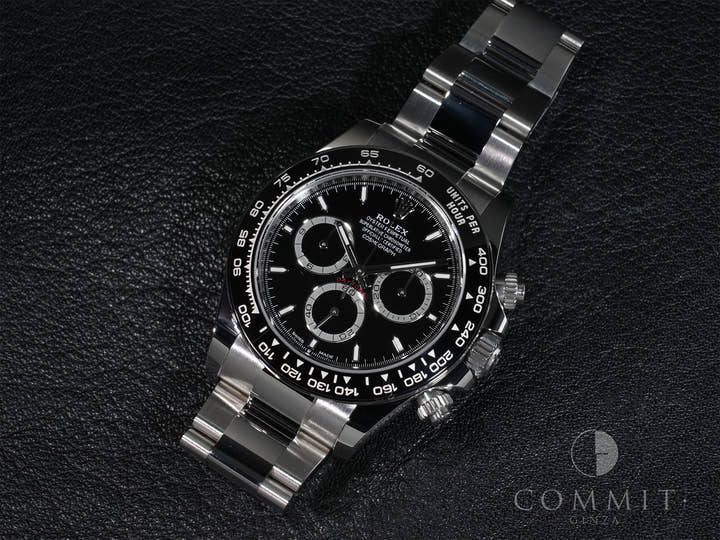 Rolex Daytona Ref. 126500LN Stainless Steel Black Dial Used bino5kuy