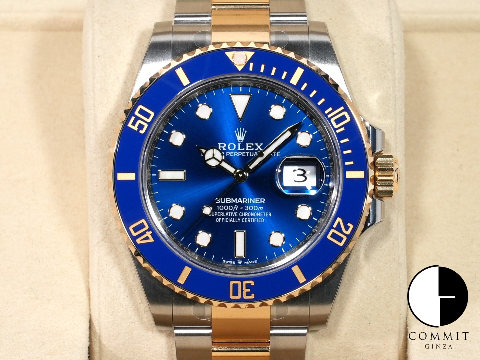 ロレックス サブマリーナー デイト Ref.126613LB ステンレススチール/イエローゴールド ブルー文字盤 未使用 va3z8tya