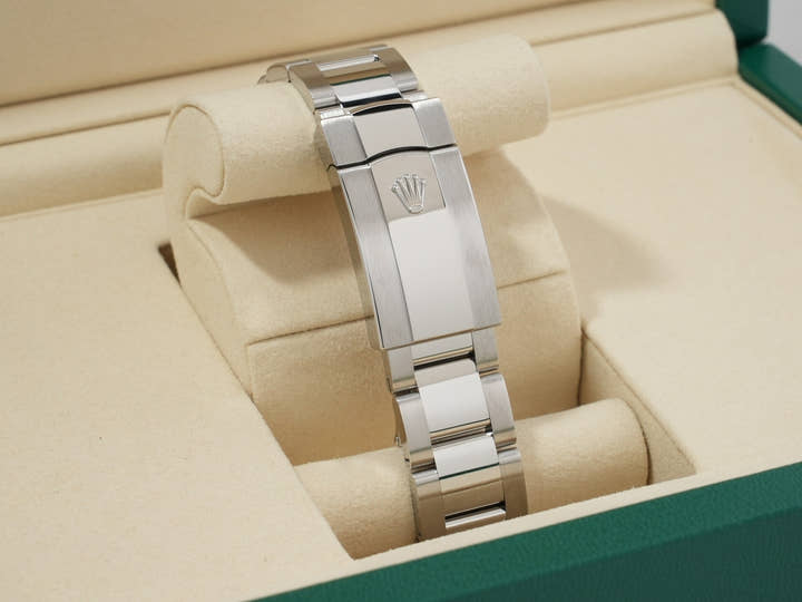 ロレックス デイトジャスト36 Ref.126234 ステンレススチール/ホワイトゴールド ブラック文字盤 オイスターブレスレット 未使用 7295vfht