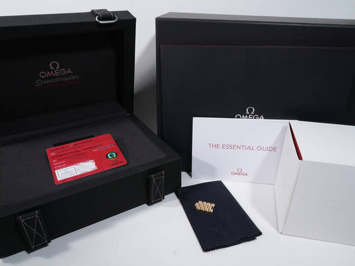 オメガ スピードマスター ムーンウォッチ プロフェッショナル Ref.310.60.42.50.01.002 ムーンシャイン ゴールド ブラック文字盤 未使用 wuj4at3j