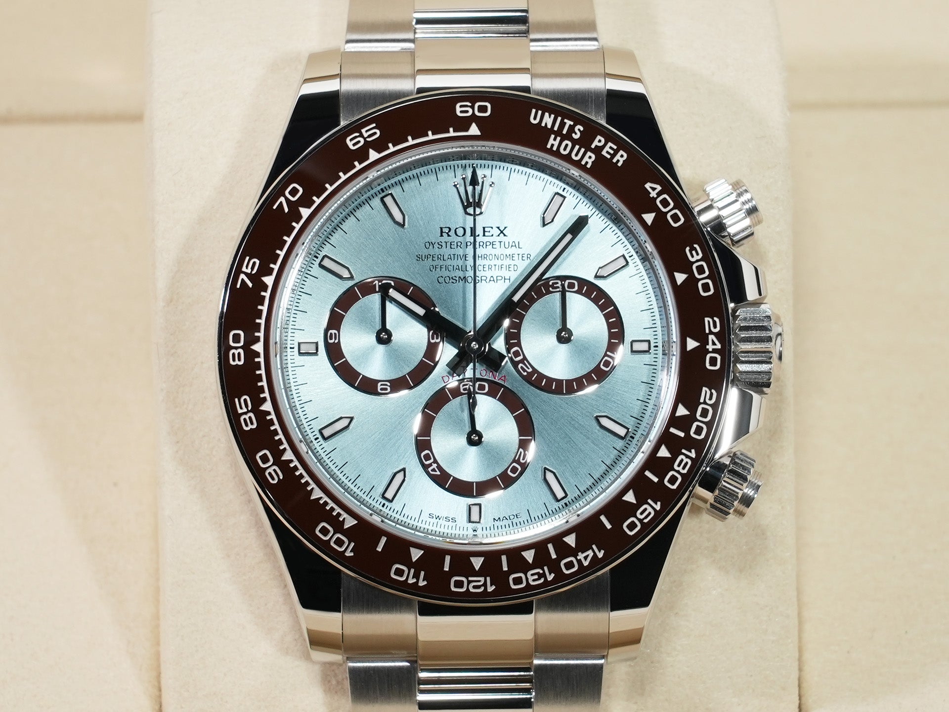 ロレックス デイトナ Ref.126506 プラチナ アイスブルー文字盤 未使用 acnczzw5