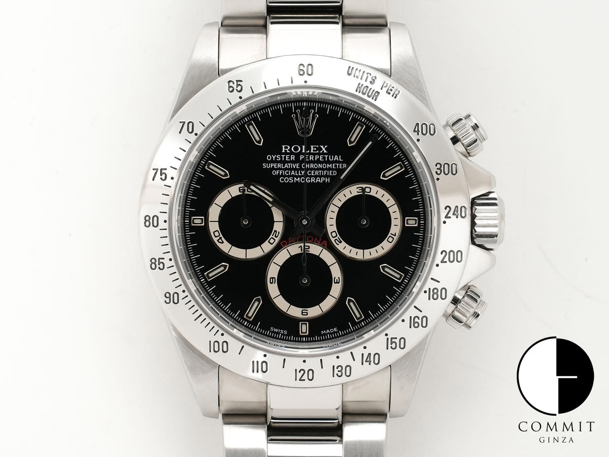 ROLEX Daytona El Primero Ref. 16520 Stainless Steel Black Dial Used yo7h9aj2
