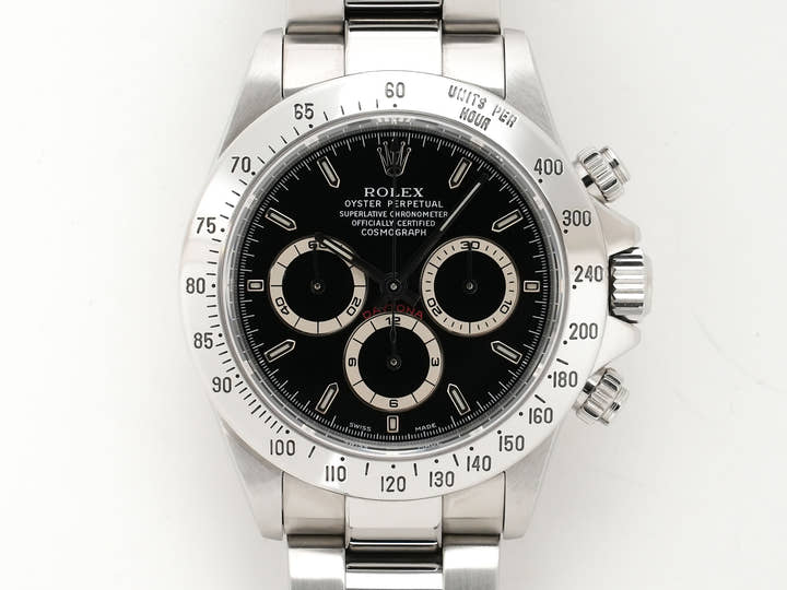 ROLEX Daytona El Primero Ref. 16520 Stainless Steel Black Dial Used yo7h9aj2