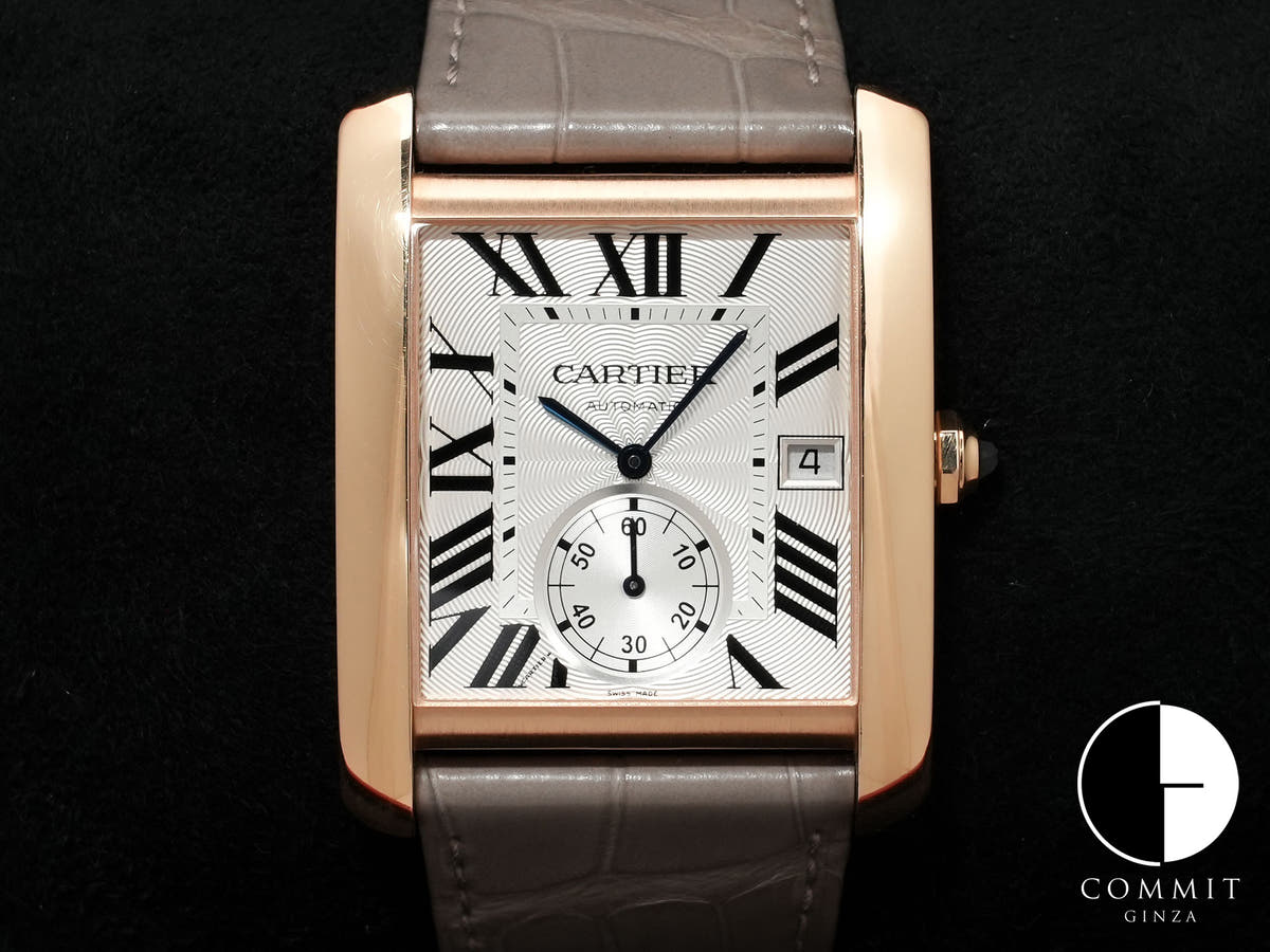 Cartier Tank MC Ref.W5330001 Pink Gold Silver Dial Used 3yakerct