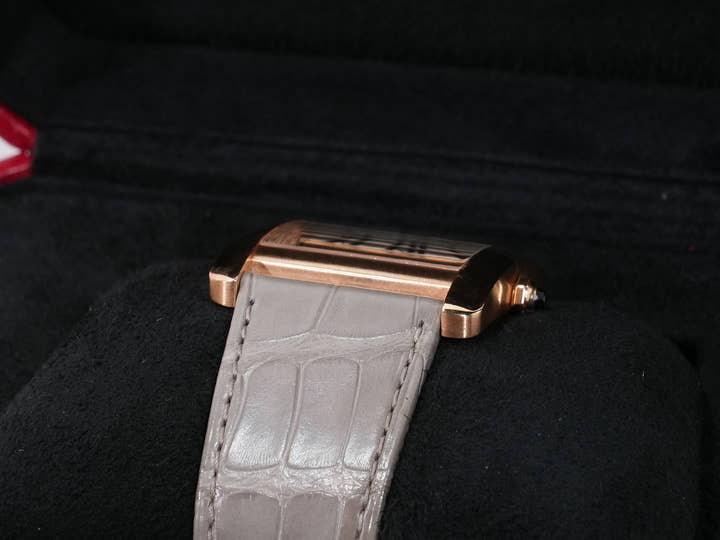 Cartier Tank MC Ref.W5330001 Pink Gold Silver Dial Used 3yakerct